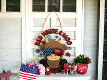 Load image into Gallery viewer, DIY Kit, Red White &amp; Moo, Highland Cow Doorhanger
