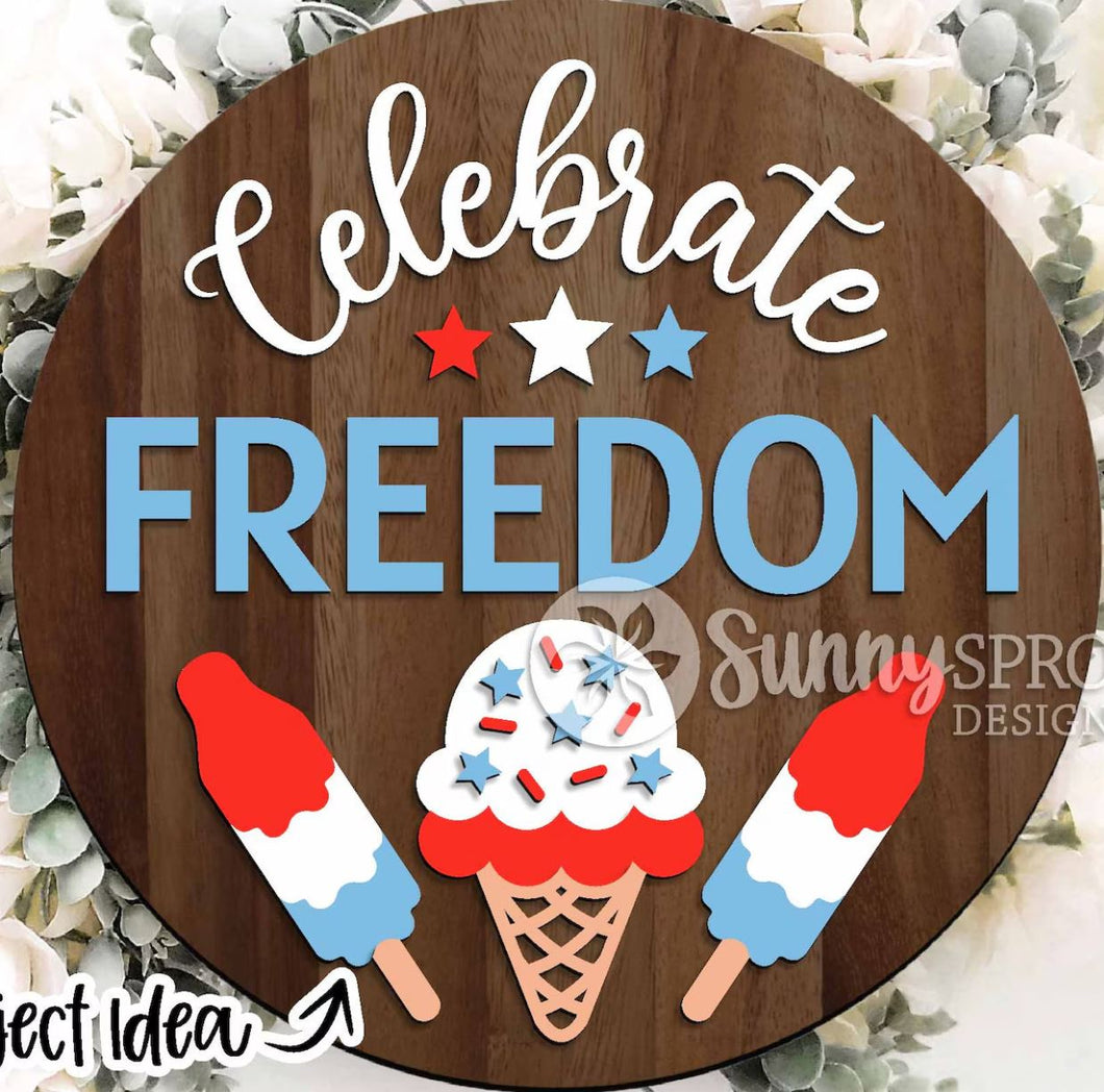 DIY Kit, Celebrate Freedom Door Hanger