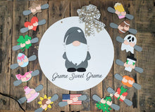 Load image into Gallery viewer, DIY Interchangeable Gnome,DIY Gnome Decor,Gnome Door Hanger,DIY Kit,Unpainted Gnome Hanger
